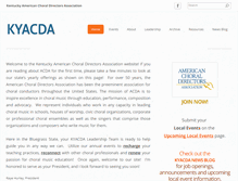 Tablet Screenshot of kyacda.org
